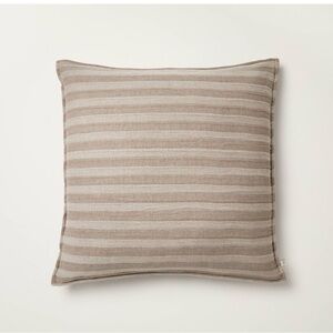 Striped Euro Thow pillow Heart and Hand